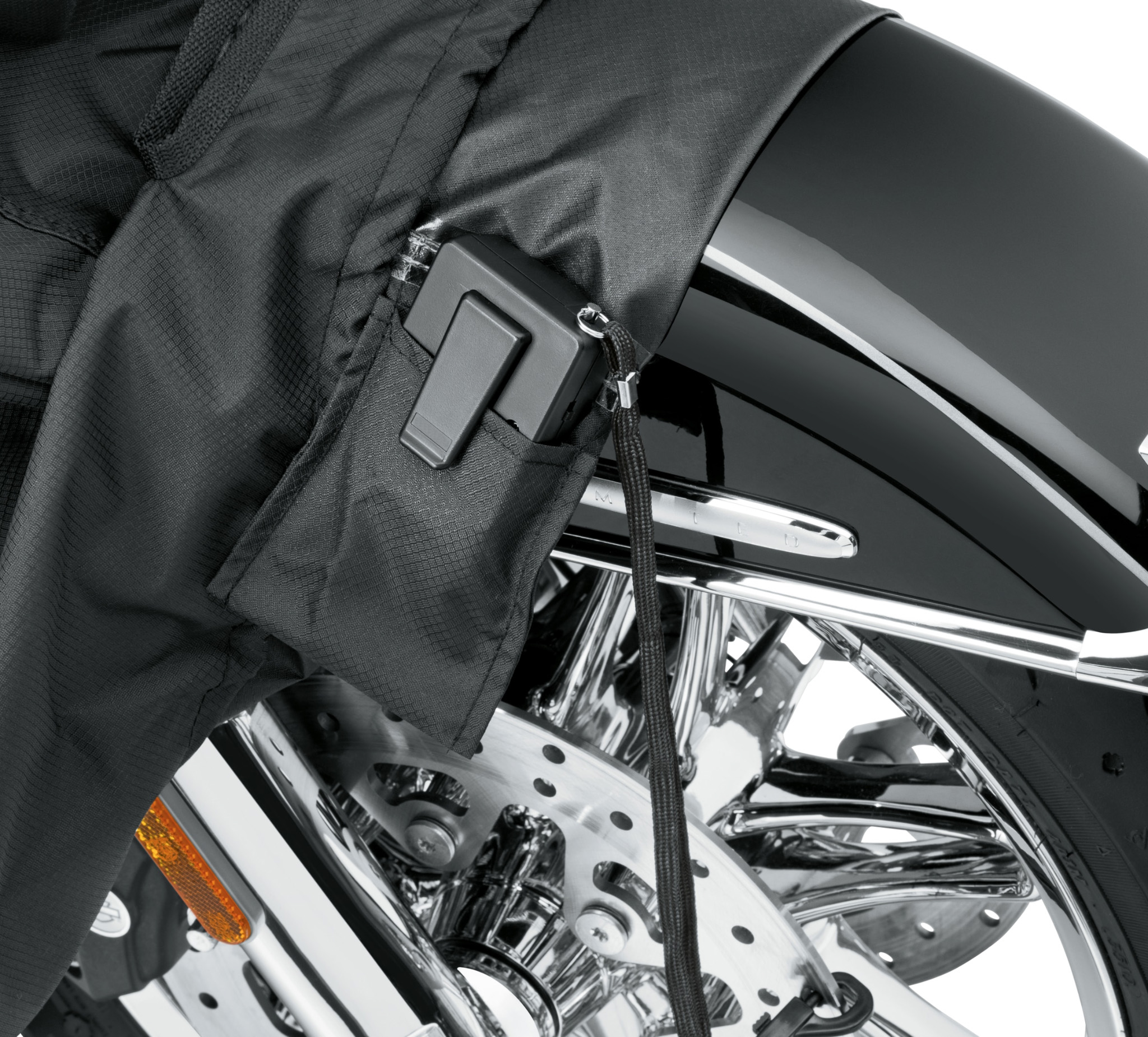 HARLEY-DAVIDSON WL Rider Products Waterproof Motorcycle Cover Motorbike Black 8944773156644